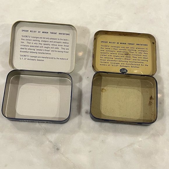 Sucrets Sharp Dohme Tin - Picture 4 of 5